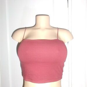 Aeropostale Pink Sleeveless Fitted Camisole